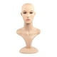 thumbnail image 1 of Busto de maniquí femenino, organizador de exhibición, sombrero y gorra con maquillaje para belleza. Estilo B, 1 of 8