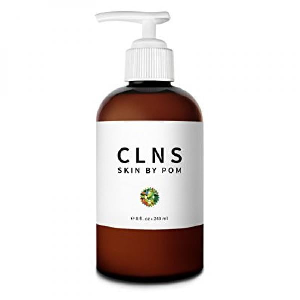 CLNS Organic Green Tea, Sea Salt & Lactic Acid Facial Cleanser for