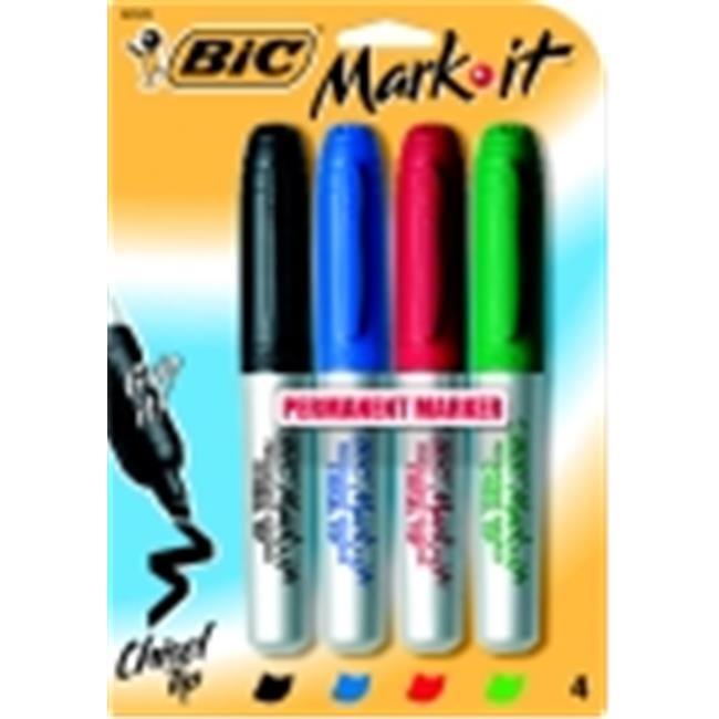 Bic Chisel Tip Mark It Acid Free, Non Toxic Vivid Ink Permanent Marker