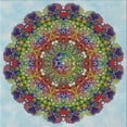 thumbnail image 1 of Ahgly Company Machine Washable Indoor Square Transitional Eggplant Purple Area Rugs, 3' Square, 1 of 7