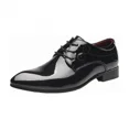 thumbnail image 3 of Dress Shoes for Men Pointed Toe Classic Patent Leather Lace Up Oxford, 3 of 8