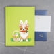 thumbnail image 4 of Fiudx Tarjeta de Felicitación de Pascua, Diseño de Corgi Estéreo 3D, Arte Colorido y Brillante, Regalo Especial con Sobre, Perfecta para San Valentín, Cumpleaños y Día de La Madre, Fácil de Personali, 4 of 7