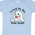 thumbnail image 4 of Inktastic Loved by My Great Auntie Bunny Rabbit Boys or Girls Baby Bodysuit, 4 of 5