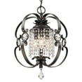 thumbnail image 2 of Golden Lighting Ella Mini Chandelier in White Gold, 2 of 7