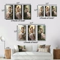 thumbnail image 4 of Designart "love Couple Landscape Serene III" Entertainment Framed Wall Art Set Of 3 - Red Romantic Landscape Frame Canvas Set For Living Room Decor, 4 of 6