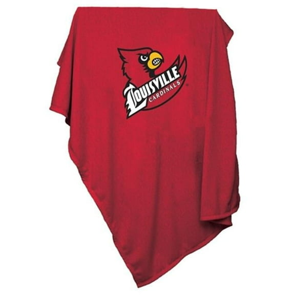 Louisville Cardinals Sweatshirt Blanket