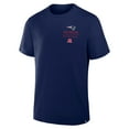 thumbnail image 4 of Men's Fanatics Navy New England Patriots Passing Pocket Legacy T-Shirt, 4 of 5