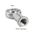 thumbnail image 3 of Uxcell SSI10T/K 10mm Right Hand Female Thread M10x1.5 Stainless Steel Rod End Bearing, 3 of 5