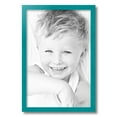 thumbnail image 2 of ArtToFrames 14" x 21" Aqua Picture Frame, 14x21 inch Green Wood Poster Frame (WOM-4428), 2 of 8