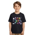 thumbnail image 6 of WOYY Short Sleeve T Shirt for Girls Kids Casual Knit Round Neck Graphic Tee, Sizes 1-13, 6 of 6