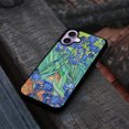 thumbnail image 4 of WIRESTER Shockproof Soft Rubber Cover Case for Apple iPhone 17 6.3" 2025, Irises Vincent Van Gogh, 4 of 5