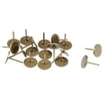 thumbnail image 2 of Uxcell 0.63''x0.79'' Flat Head Furniture Nails Bronze Tone Upholstery Nails Tacks 40 Pack, 2 of 5