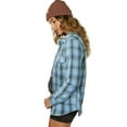 thumbnail image 2 of O'Neill Womens Zuma Superfleece Caribbean blue plaid XS, 2 of 4