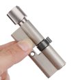 thumbnail image 4 of Silver Universal Size 70 Bedroom Door Lock Copper Lock Core Wooden Door Handle Lock Core, 4 of 6