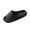 Black, variant on Unisex EVA Slide Sandals Lightweight Cushioned Pool Beach Gym Recovery Non-Slip Black Chunky Sole,Size 3.5-5