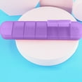 thumbnail image 4 of Rkxzt Weekly Pill Organizer 1 Time a Day. Travel Pill Box 7 Day Extra Large Compartments Vitamin Holder. Daily Pill Container 7day XL Medicine Dispenser for Fish Oil Case (Purple), 4 of 6