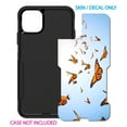 thumbnail image 2 of DistinctInk Custom SKIN / DECAL compatible with OtterBox Commuter for iPhone 11 (6.1" Screen) - Flying Monarch Butterflies, 2 of 5