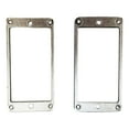 thumbnail image 4 of kusrkot 2Pcs Humbucker Double Guitar Pickup Mounting Rings Set Flat Bottom Part Electric Argent, 4 of 8