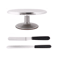 thumbnail image 1 of Base Giratoria Para Pasteles, Reposteria Acero Inoxidable, 1 of 5