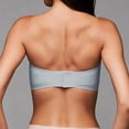 thumbnail image 2 of VISALY Strapless Push Up Bras for Women Push Up Bandeau Non-Slip Wireless No Underwire Seamless Padded Jelly Bra No Underwire Supportive Tube Top Seamless Braslettes Full Coverage Bras Light Ashy S, 2 of 9