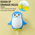 thumbnail image 2 of Pompotops Penguin Storage Rack Makeup Storage Box Dormitory Bathroom Toothbrush Bedside Arrangement Wall Mounted Storage Rack Clearance, 2 of 6