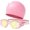 Pink, variant on Swim Hat And Goggles – High Clarity Anti Fog Eyewear, Large Frame Silicone Construction, Comfortable Swimming Glasses For
