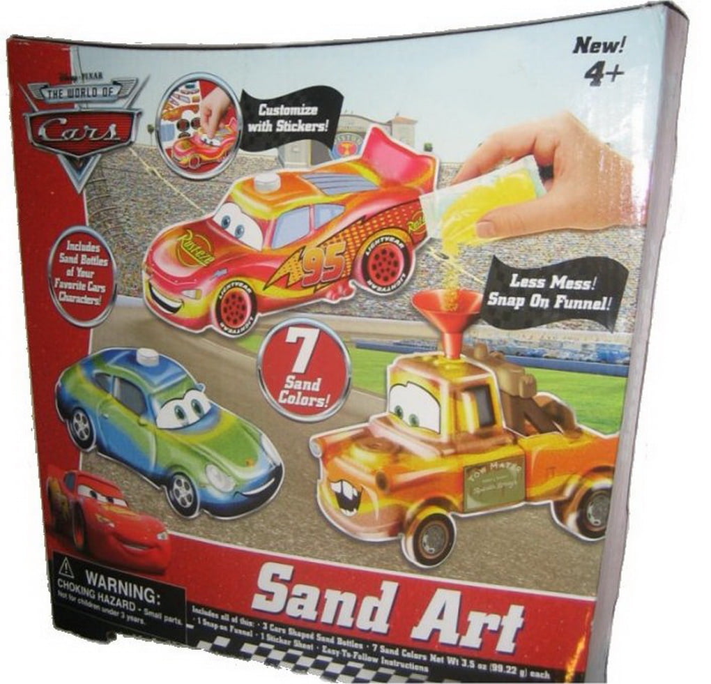 Disney Pixar World of Cars Sand Art Kit