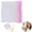Pink, variant on Reusable Clear Zipper Bags Mini Waterproof Storage Pouches for Travel Vitamins Daily Supplements - 1 Pack