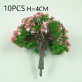 thumbnail image 3 of 10 Pcs Arbres Modèles 4 cm Architecture Train Chemin de Fer Guerrier Diorama Décor, 3 of 6