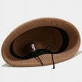 thumbnail image 6 of COCOpeaunt New Crimping Wool Solid Winter Knitted Panama Hat Women Warm Bucket Hats Female Outdoor Basin Hat Sunscreen Sun Caps Present, 6 of 6