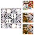 Black and Friday Deal 2024!New 42 Piece Christmas Painted Gift Box 3cm