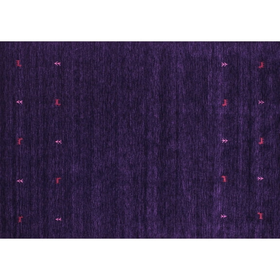 Ahgly Company Indoor Rectangle Persian Purple Traditional Area Rugs, 5' x 7'