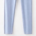 thumbnail image 5 of WQNVRNR Girls Stretchy Leggings Fall Comfortable Slim Fit Elastic Waist Casual Pants Light Blue 13 Years, 5 of 6