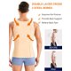 thumbnail image 3 of Camiseta Sin Mangas De Compresión Junlan Para Hombre Con Cremallera, Fajas Para El Cuerpo Para Hombres, 3 of 4
