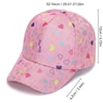thumbnail image 3 of PEASKJP Infant Cap Toddler Baseball Cap Baby Cap Sun hat Print Dinosaur Pattern and Solid Color hat Kids boy Girl,Size 2-6 Years, 3 of 8