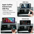 thumbnail image 6 of Road Top 10.25 Inch IPS Touch Screen Car Stereo for BMW 1 Series E81 E82 E87 E88 with No Original Display, CCC System Radio GPS Navigation for Car, Built-in DSP Car Auto Play Navigation, 6 of 9