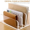 thumbnail image 3 of Organizador De Correo, Portacartas Transparente Resistente Y De Mano De Obra Fina Vertical Para Estudio Escolar De Oficina, 3 of 7