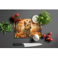 thumbnail image 3 of Carolines Treasures DAC1061LCB 15 x 12 in. Unisex Norwich Terrier Fall Glass Cutting Board - Large, 3 of 5