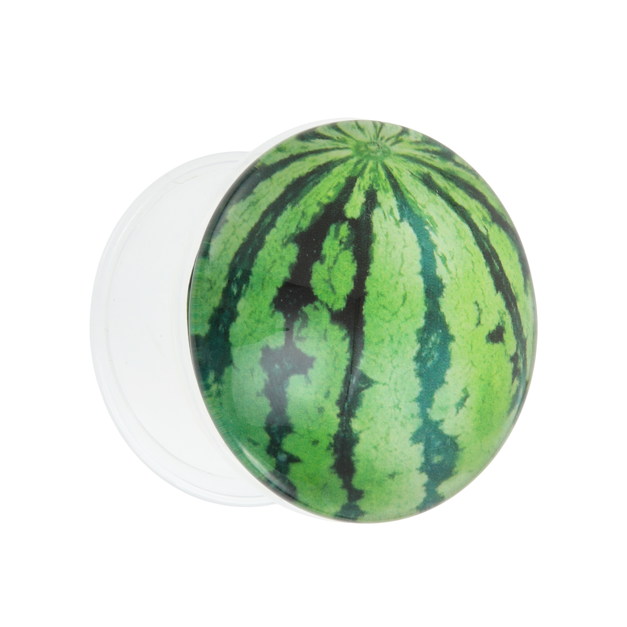Unique Bargains Crystal Glass Phone Grip 1 Pc Green Watermelon