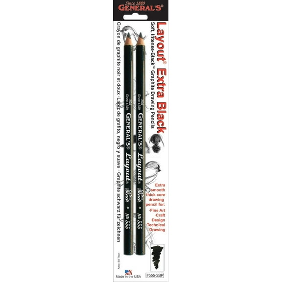 General Pencil Layout Pencil, 2 Pack