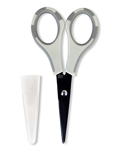 3.6-Inch Small Precision Scissors | Sewing & Craft Scissors With Leather Sheath | Stainless Steel Sharp Shears - View #4