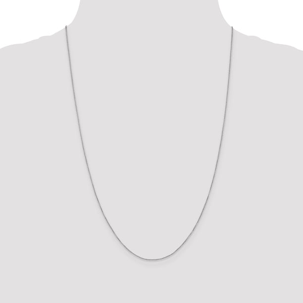 925 Sterling Silver 0.6mm Box Chain 20 Inch - Walmart.ca