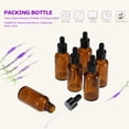 thumbnail image 4 of 6pcs 30ml Tawny Essential Oil Bottles Glass Dropper Bottle Jars Round Head Essential Oil Jars With Pipette, 4 of 5