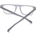 thumbnail image 6 of HEPIDEM Matte Acetate Glasses Frame Men Vintage Square Eyeglasses Optical Spectacles (9283 Matte Gray), 6 of 9