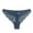 Gray, variant on Womens Low Rise Seamless Thong Panties Swirl Lace Cutout Scalloped Trim Chic Underwear for Women