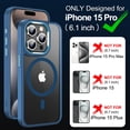 thumbnail image 2 of Funda magnética MOZOTER 6 en 1 para iPhone 15 Pro de 6.1 pulgadas, 2 of 6