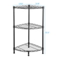 thumbnail image 3 of 3-Tier Corner Wire Shelving, 3 of 5