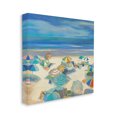 thumbnail image 3 of Stupell Industries Beach Umbrellas on Shore Nature Painting Gallery Wrapped Canvas Print Wall Art, 24 x 24, 3 of 7