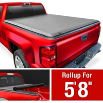 MaxMate Soft Roll-up Truck Bed Tonneau Cover Compatible with 2007-2013 Chevy Silverado GMC Sierra 1500 (NOT FIT 2007 Classic) | 5'9" (69") Bed | TCC169003