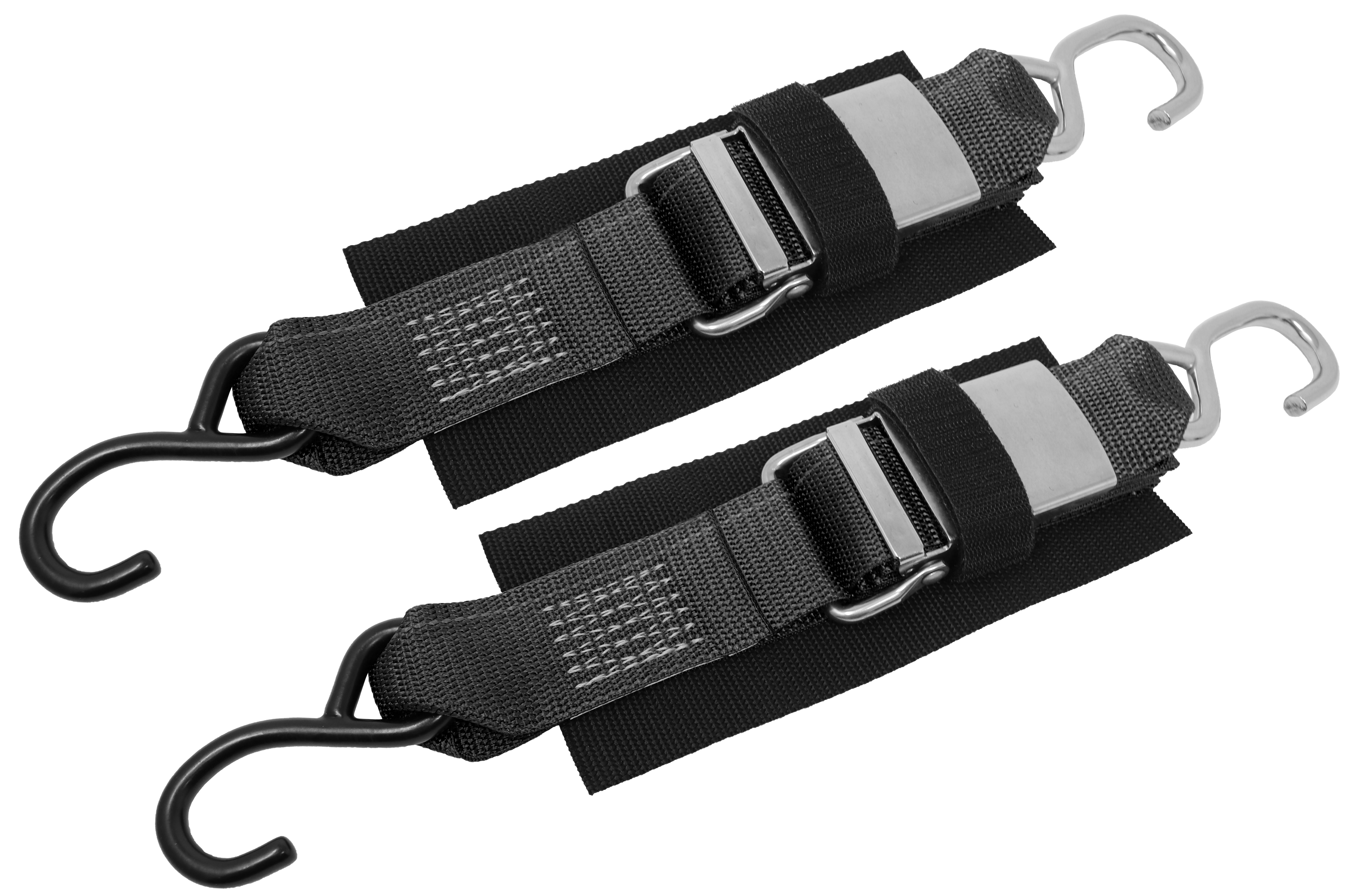 CustomTieDowns 2 Pack, 2 Inch x 4.5 Foot Stainless Steel Quick Release